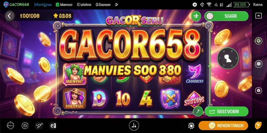Screenshot gameplay GACOR668 menampilkan suasana seru saat bermain slot.
