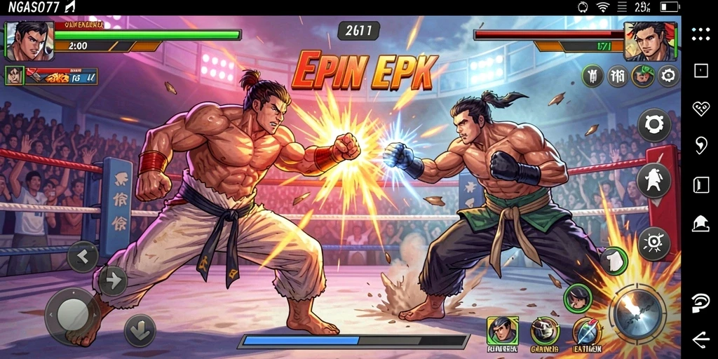 Gameplay NGASO77 yang intens dan mendebarkan.