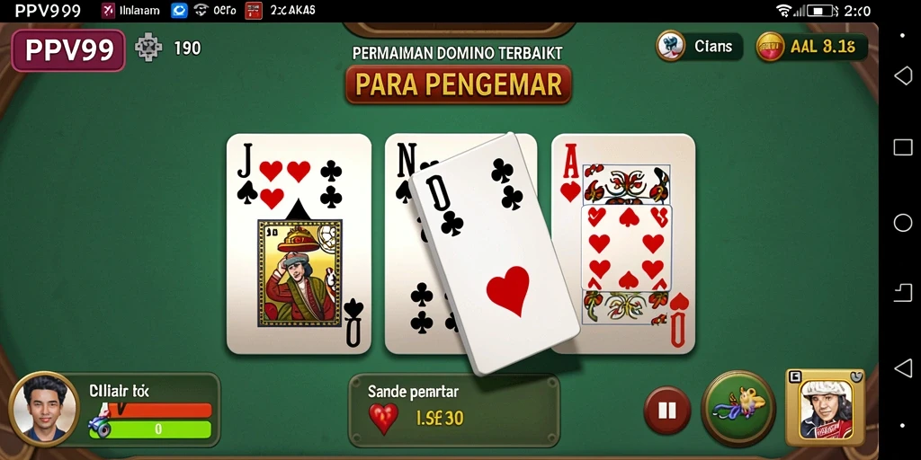 Tampilan menarik gameplay Domino di PPV99.