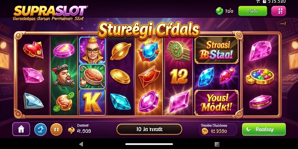 Tampilan gameplay SUPRASLOT yang penuh strategi dan aksi.
